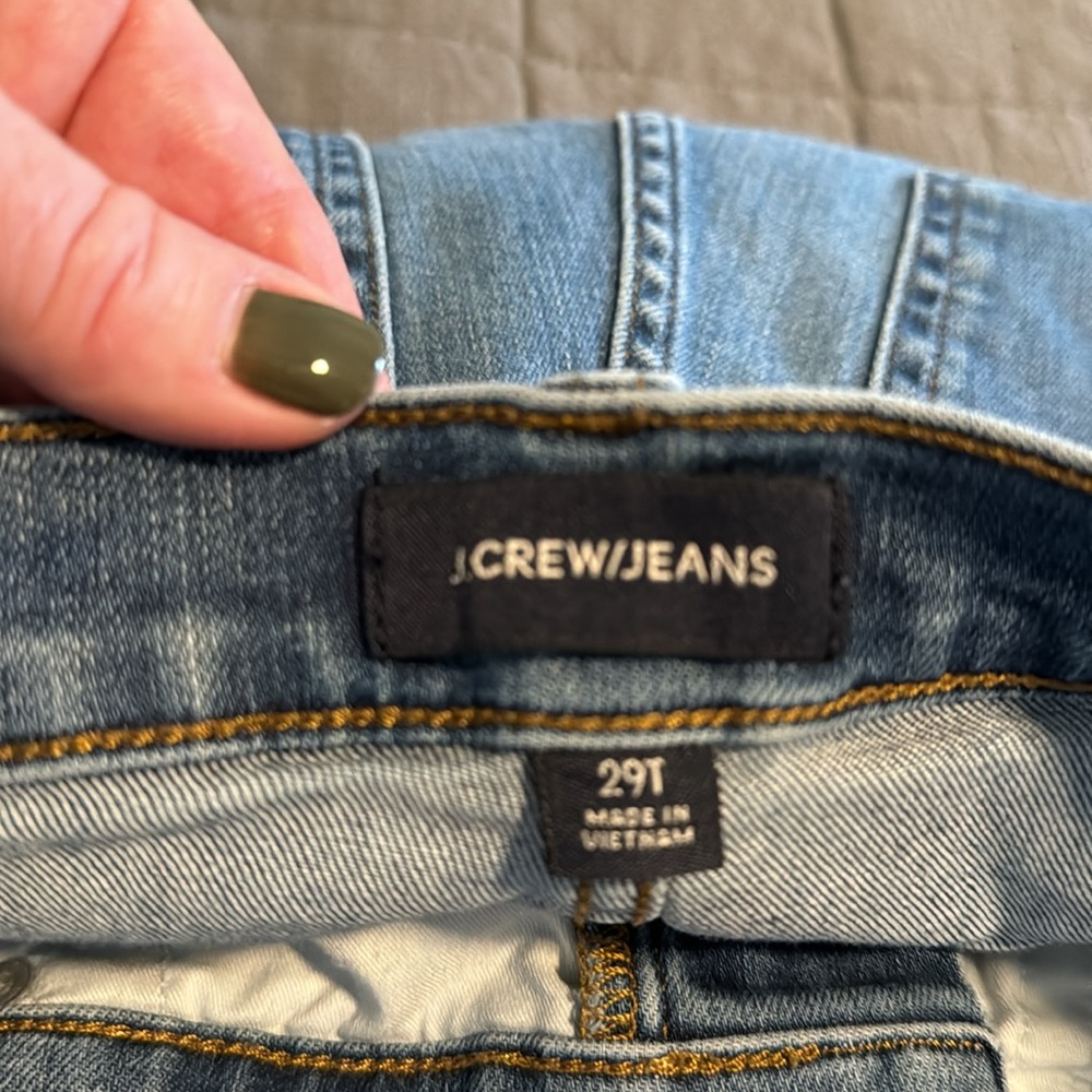 J Crew high rise button fly jeans - Picture 3 of 3